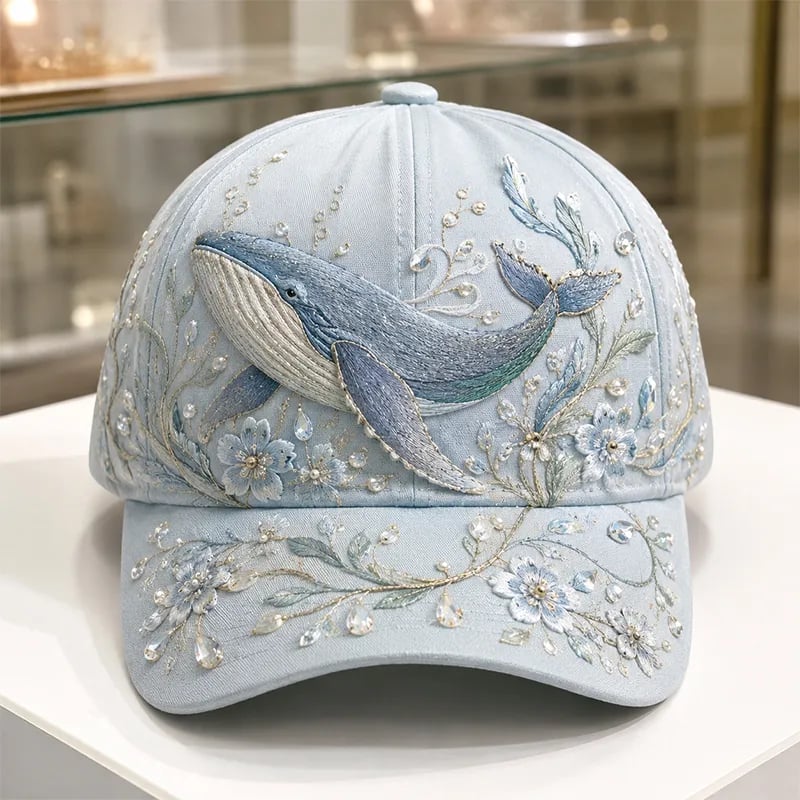 🎅 2026 Christmas Gift 50% Off--🔥 Last Day 49% OFF – 🌊 3D Ocean Creatures Printed Cap