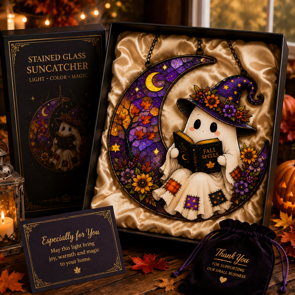 ⏰⏰LIMITED TIME 49% OFF!🔥Cute Halloween Ghost Window Hanging Decoration