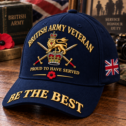 🇬🇧🎖️ British Army Veteran “Proud To Have Served” Tribute Cap