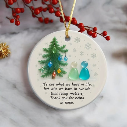 🎁Early Christmas Sale 49% OFF - Sea Glass Timeless Friendship Ornament