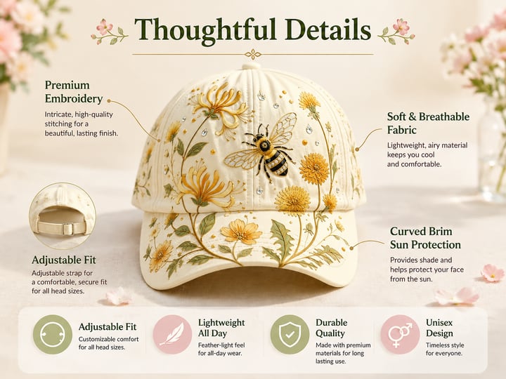 🎅 🎅 2026 Christmas Gift 50% Off--🌸🌿Garden Morning Cap  (✨2026 Limited Edition)