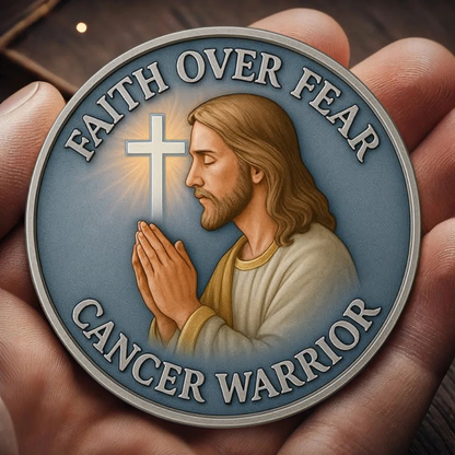 🙏✝️ Cancer Warrior Prayer Coin