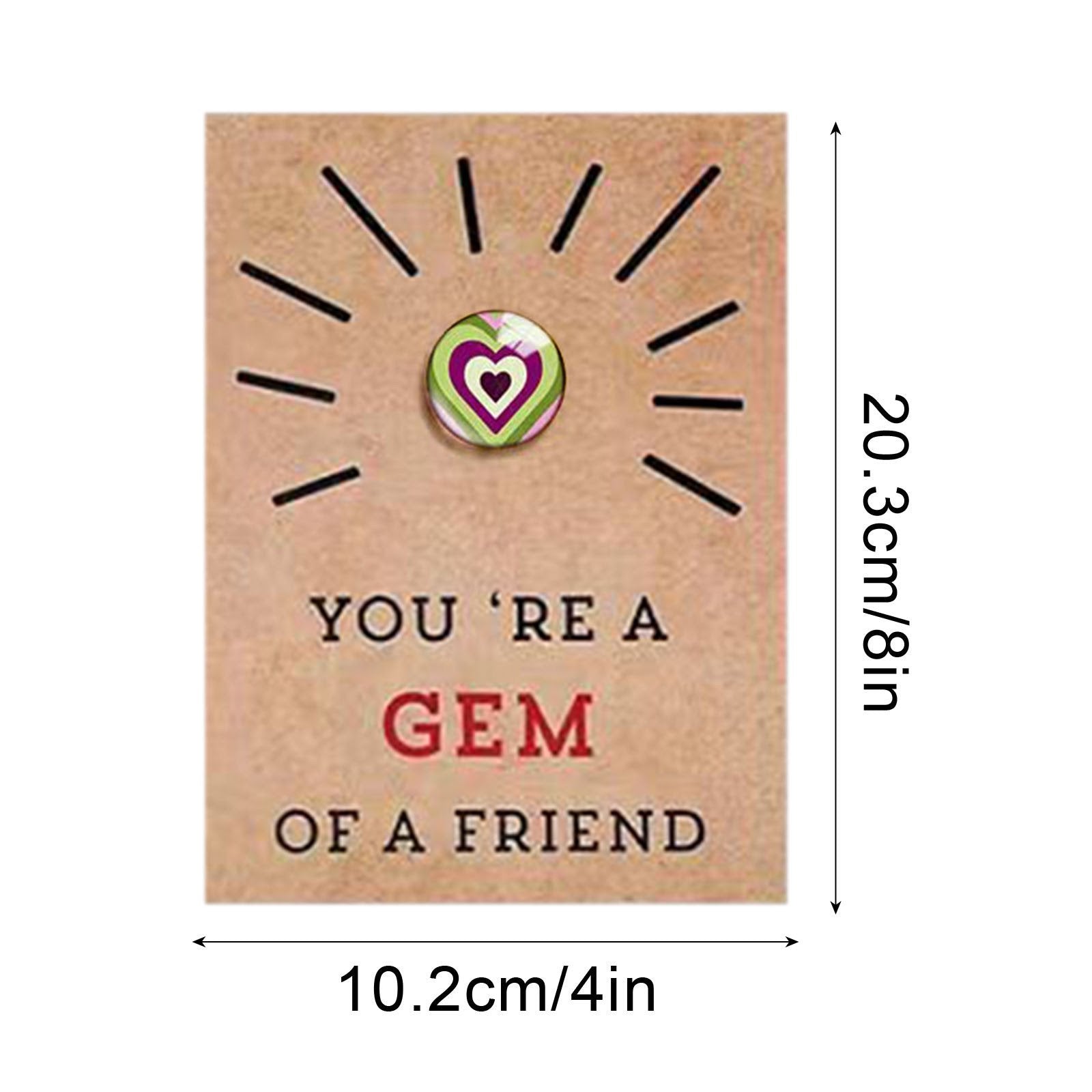 24 Pack Valentines Cards with Heart