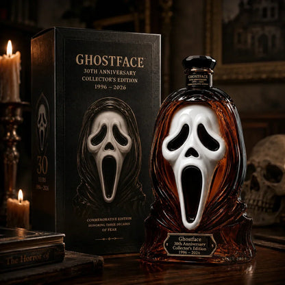 👻👻Ghostface 30th Anniversary 1996 – 2026 Whiskey Bottle