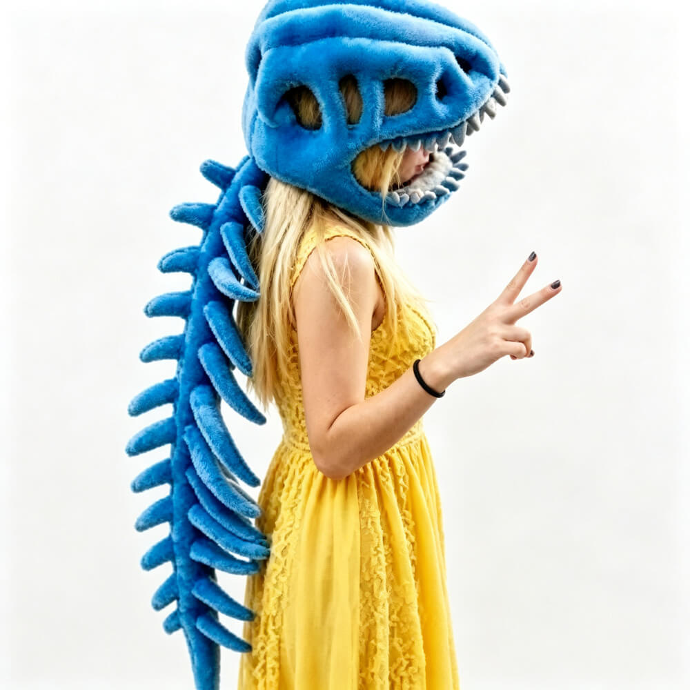 Halloween Dinosaur Bone Hat