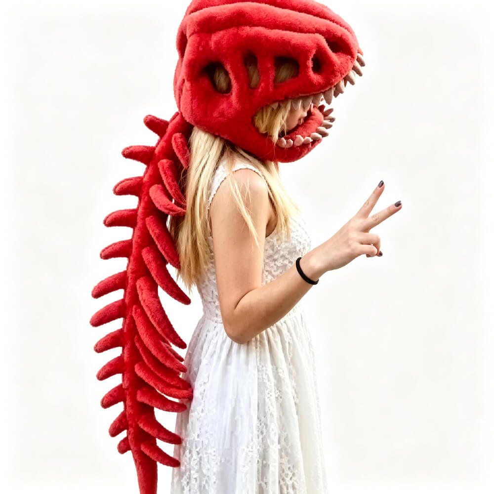 Halloween Dinosaur Bone Hat