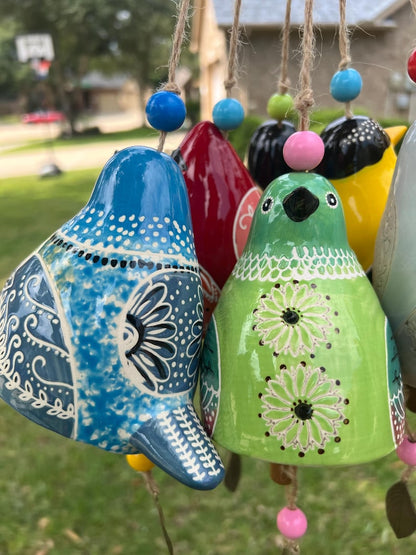 🐦Hand-Painted Ceramic Bird wind Chimes (Handmade by Jordan Maynard®)-Buy 2 Free Shipping