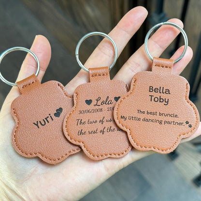 🎁Pet hair memorial charm, Engraved pet loss gift