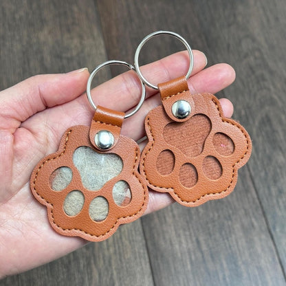 🎁Pet hair memorial charm, Engraved pet loss gift