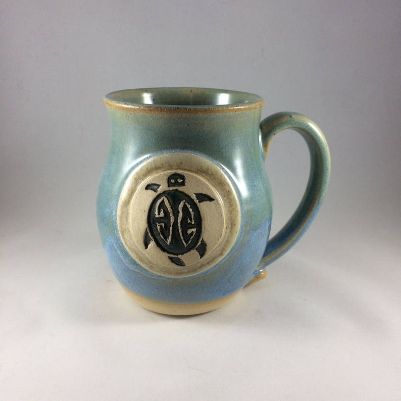 Sea Turtle Beanpot Mug