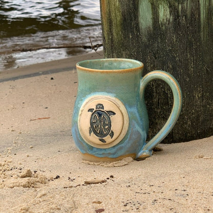 Sea Turtle Beanpot Mug