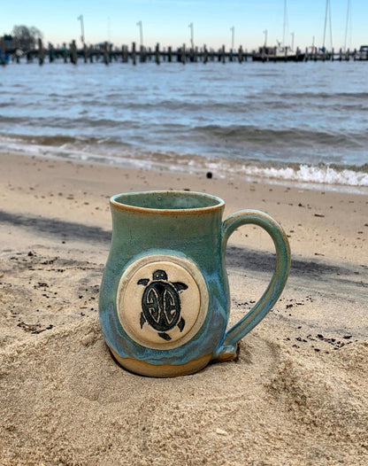 Sea Turtle Beanpot Mug