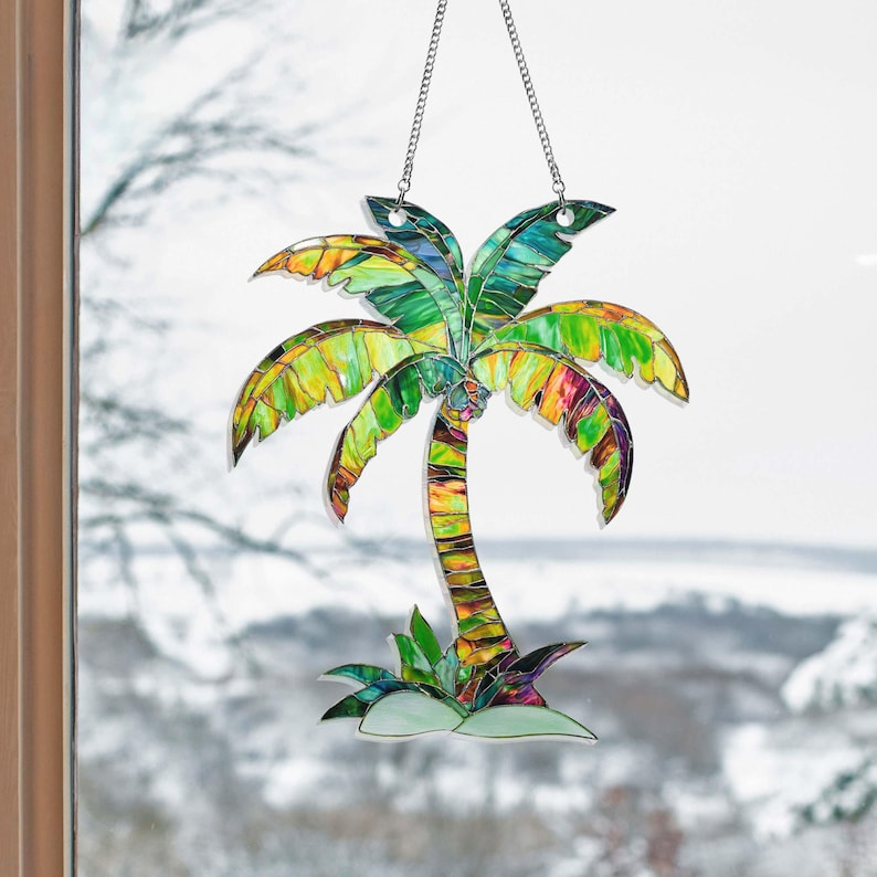 ☀️ Stained Glass Suncatcher & Beach Ornament Collection 🏖️