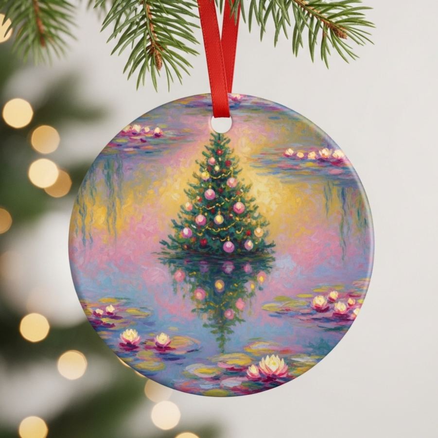 Famous Paintings Inspired Christmas Ornaments