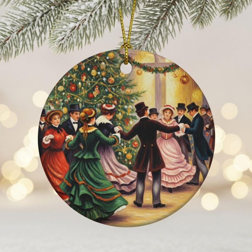 Famous Paintings Inspired Christmas Ornaments