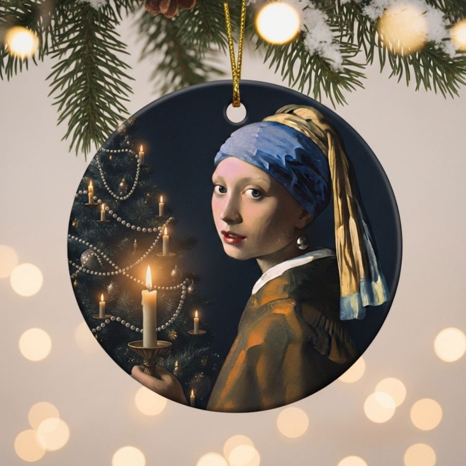Famous Paintings Inspired Christmas Ornaments
