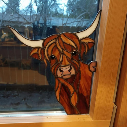 🐮Highland Cow Window Corner Decor