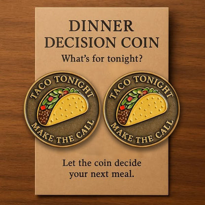 🎄Christmas Gift 50% Off--“What to Eat Tonight” Coin