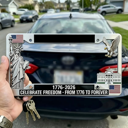 🦅LAST DAY 49% OFF-🔥250th Anniversary Commemorative License Plate Frame