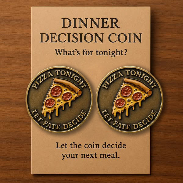 🎄Christmas Gift 50% Off--“What to Eat Tonight” Coin