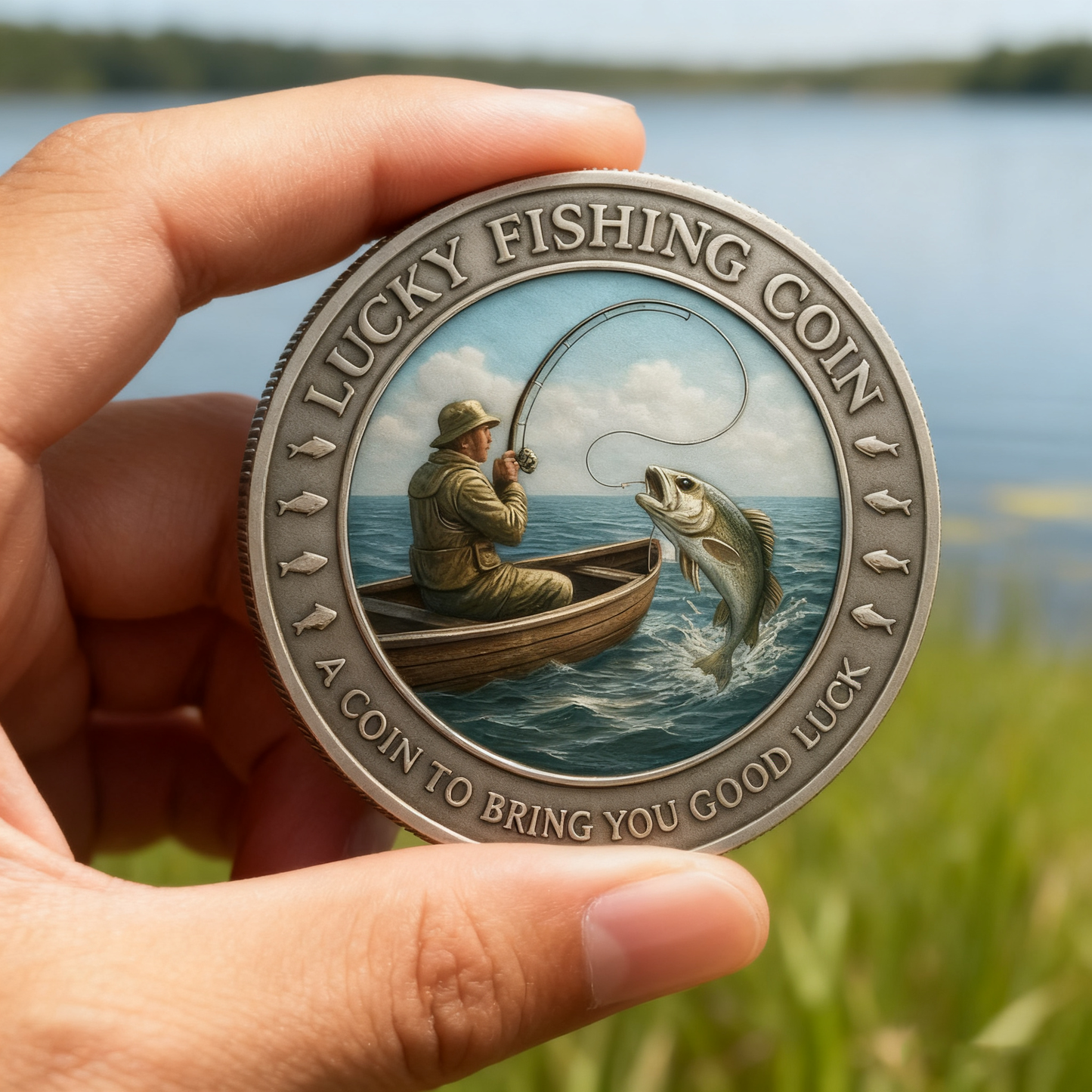 Lucky Fishing Coin