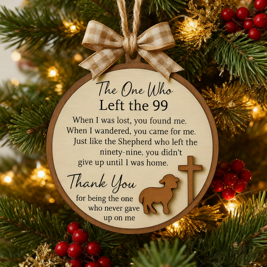 🌟🙏 Good Shepherd Christmas Ornament 🎁