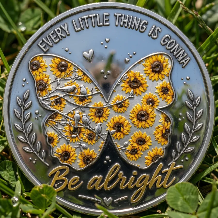 🔥🔥Hot Sale 49% OFF🌟Be Alright Sunflower Coin
