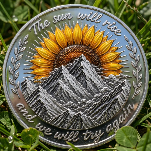 🔥Hot Sale 49% OFF🌟Be Alright Sunflower Coin
