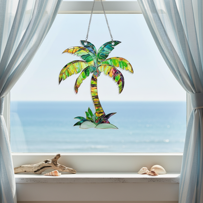 ☀️ Stained Glass Suncatcher & Beach Ornament Collection 🏖️