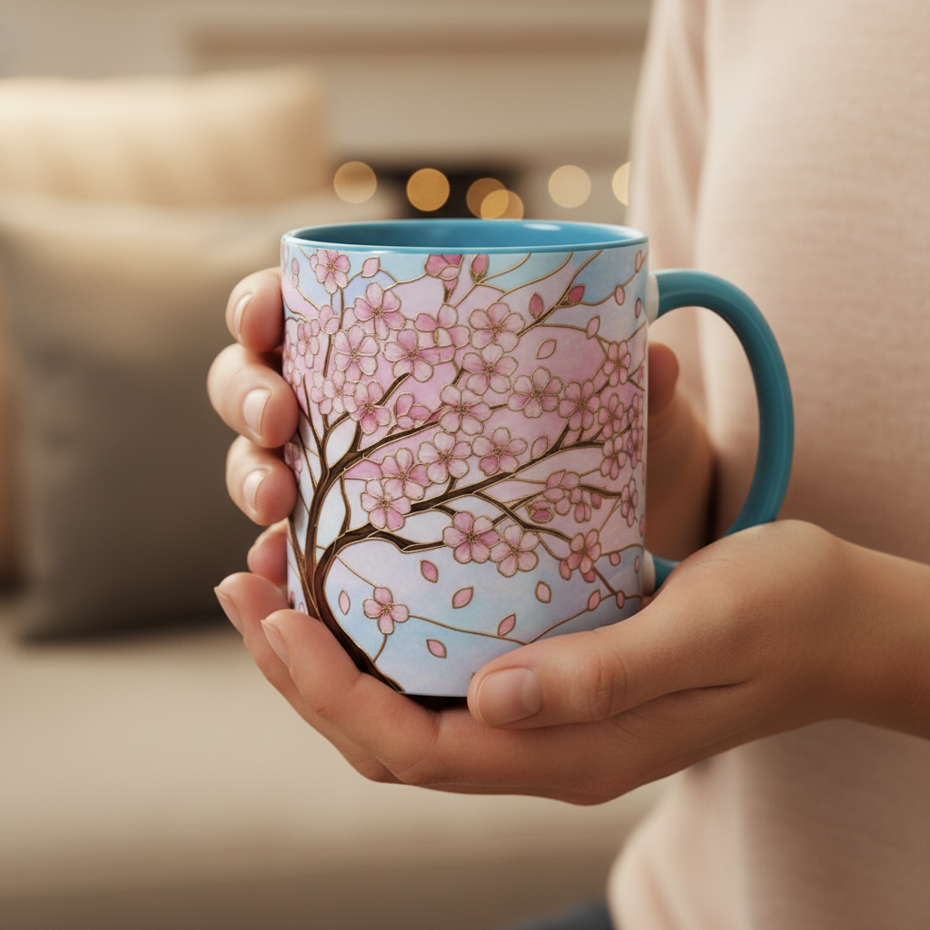 🌿 The Stained Glass Nature Collection Mug 🌸