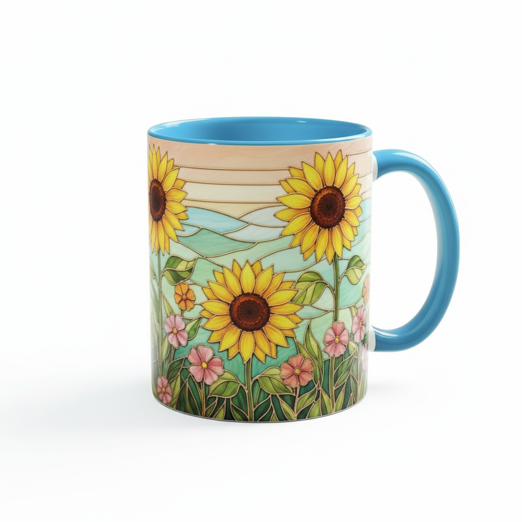 🌿 The Stained Glass Nature Collection Mug 🌸