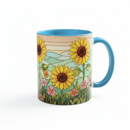 🌿 The Stained Glass Nature Collection Mug 🌸
