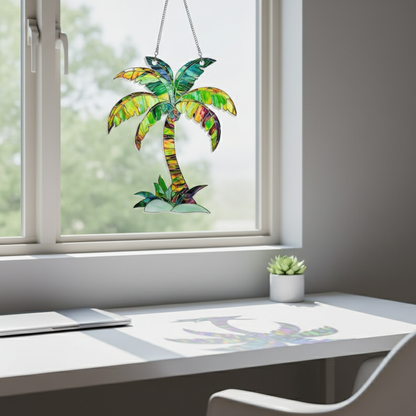 ☀️ Stained Glass Suncatcher & Beach Ornament Collection 🏖️