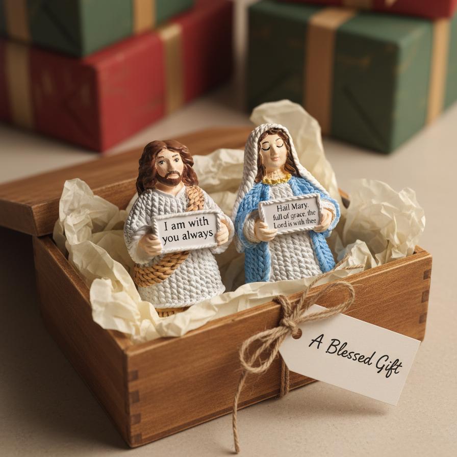 🔥LAST DAY 50% OFF - ✝️Virgin Mary Prayer Statue – “Hail Mary, Full of Grace”🙏