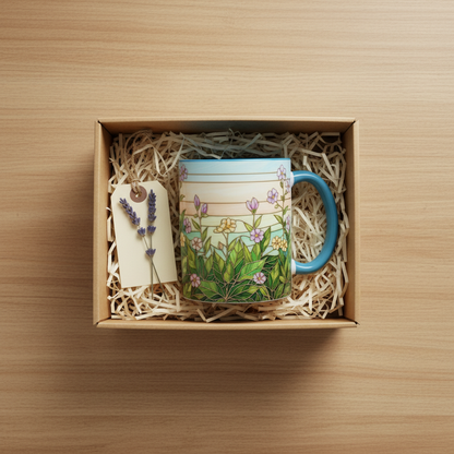 🌿 The Stained Glass Nature Collection Mug 🌸