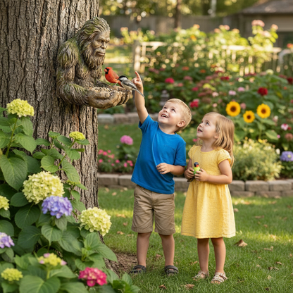 Bigfoot Bird Feeder: Your Backyard’s New Sasquatch Bird Butler 🦶🐦