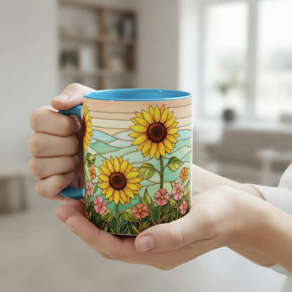 🌿 The Stained Glass Nature Collection Mug 🌸