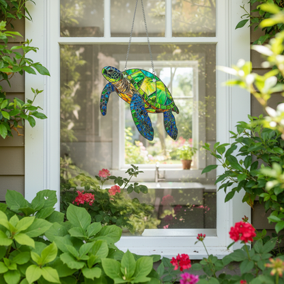 ☀️ Stained Glass Suncatcher & Beach Ornament Collection 🏖️