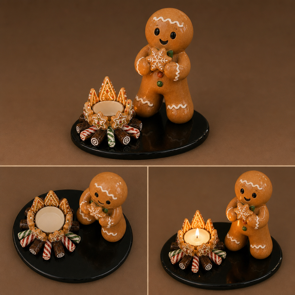🎅 2026 Christmas Gift 50% Off--🔥Last 100pcs🎄Charming Ceramics Tealight Holder Collection For Christmas Moments