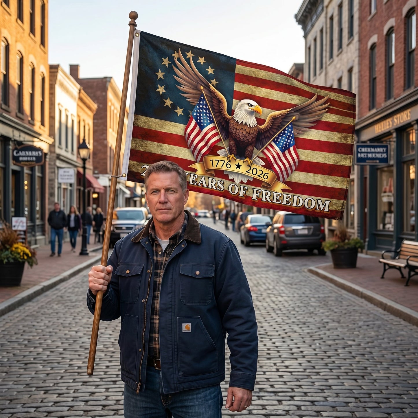 🇺🇸 1776–2026 Patriotic Freedom Flag