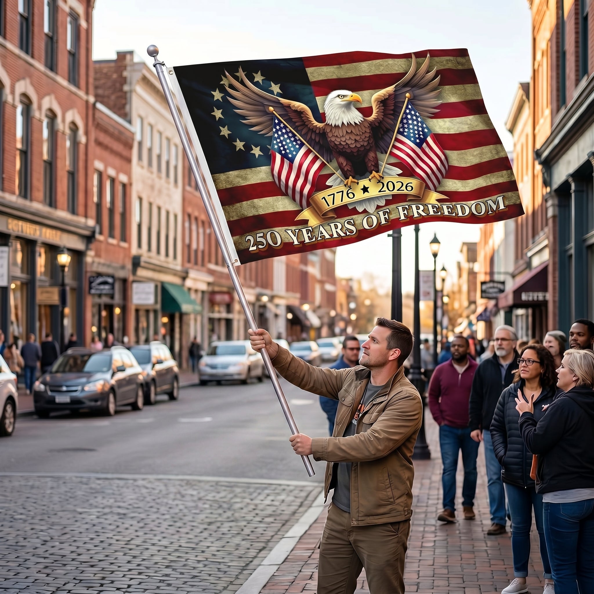 🇺🇸 1776–2026 Patriotic Freedom Flag