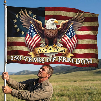 🇺🇸 1776–2026 Patriotic Freedom Flag