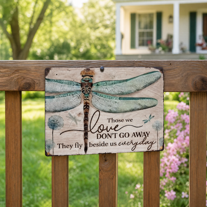 Dragonfly Memorial Plaque – Sympathy Gift